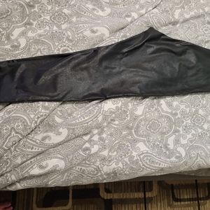 Faux leather leggings